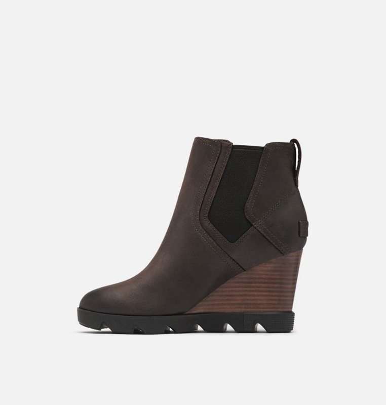 Sorel Kadın Joan Uptown™ Chelsea Bootie - Takozlar Siyah Kahverengi - 870-WUDXCP